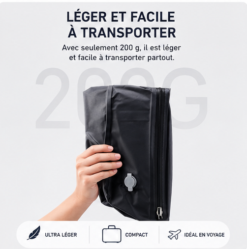 Sac de Compression Sous Vide – Grand Format Voyage