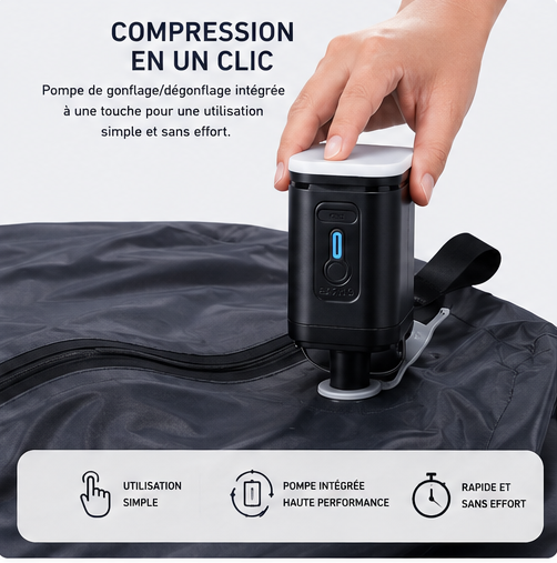Sac de Compression Sous Vide – Grand Format Voyage