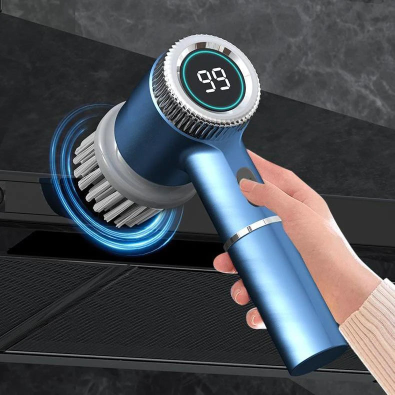 Brosse de Nettoyage Électrique Rechargeable – 5 Têtes